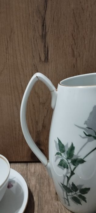 Serwis kawowy porcelanowy Chodzież lata 70-te