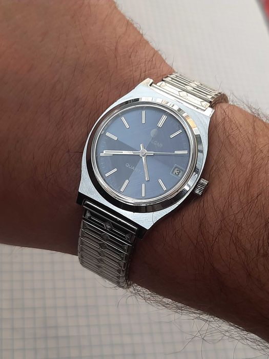 Вінтажний рідкісний швейцарський чоловічий годинник Trafalgar