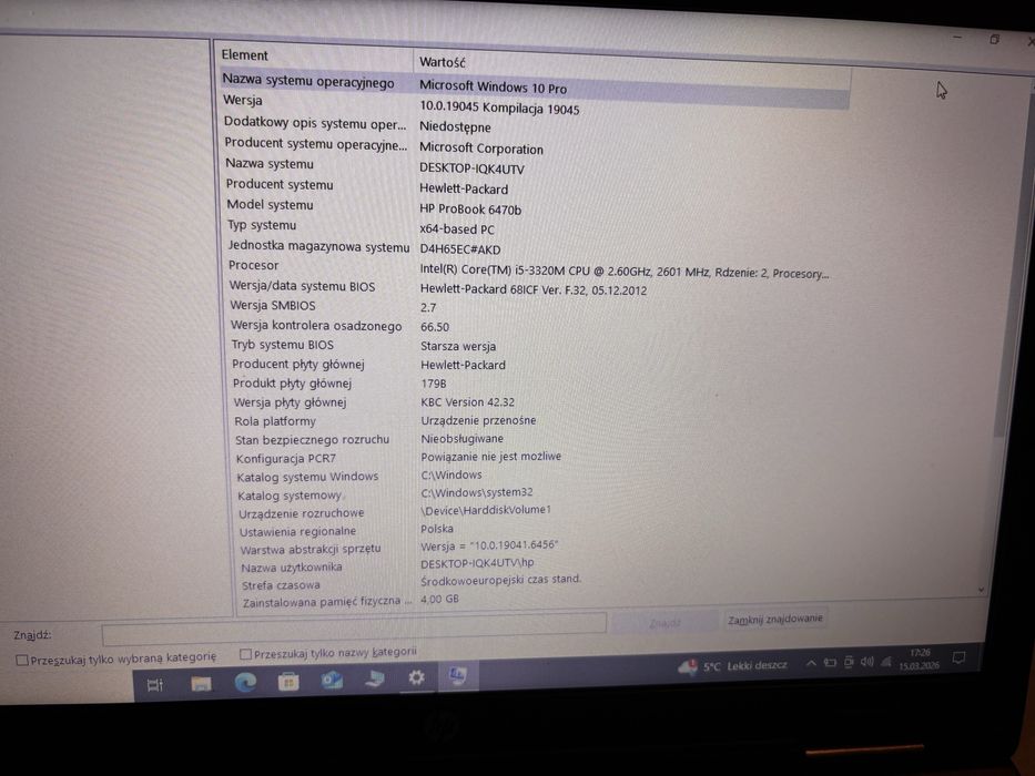 HP probock laptop Okazja !!!