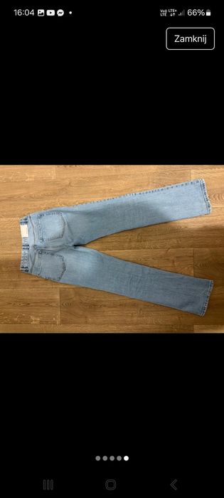 Jeansy spodnie stradivarius straight 34 xs
