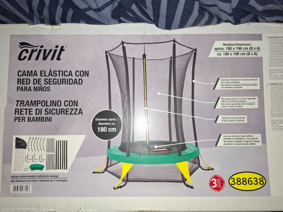 Trampolim Crivit 180cm