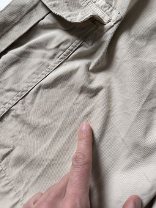 Guess szorty męskie cargo 31 beż kremowe lato