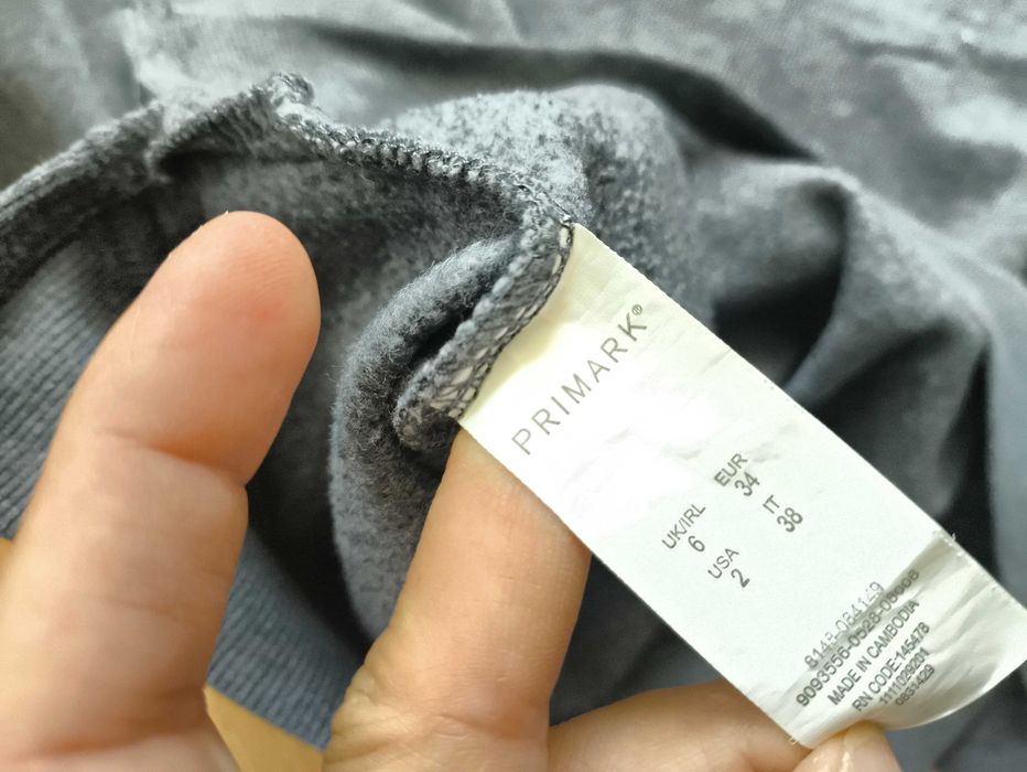 Szara bluza Primark, rozmiar 34