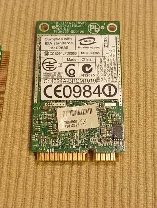 2 placas wifi portátil