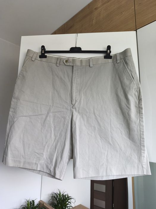 Spodenki męskie duże szorty bawełniane beżowe 42/XL Britches by Samtex