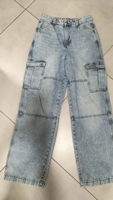 Spodnie jeansowe xs h&m