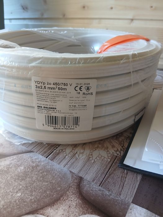 Kabel 3x2.5.  20 metrów