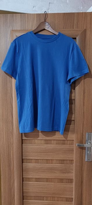 Niebieska koszulka H &M rozm M wymiary na fotkach