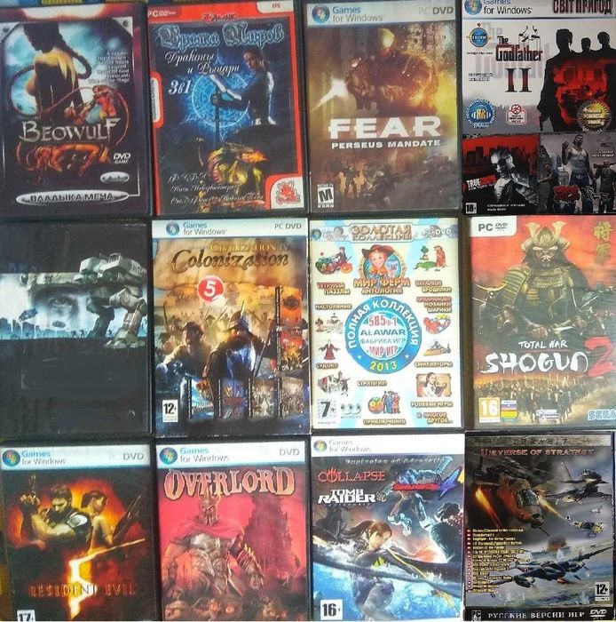 лот более 30дисков игры ПК PC  для компьютера  разные жанры много фото