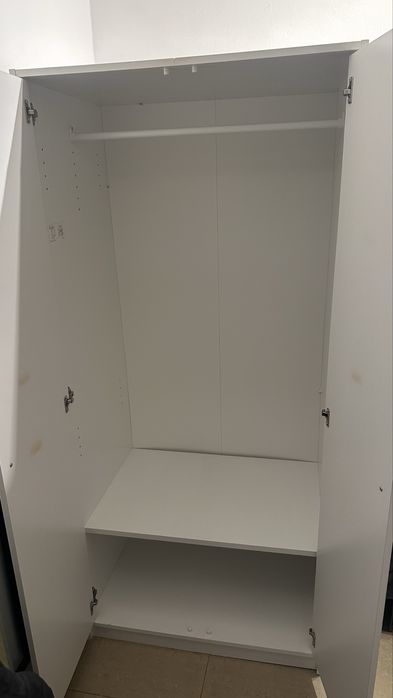 Szafa IKEA KLEPPSTAD 2 drzwi biała