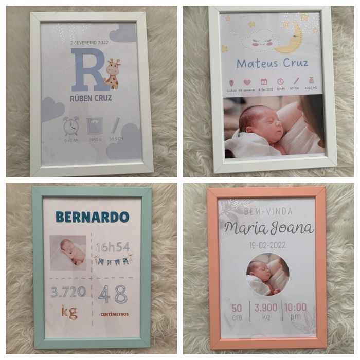 Custom A4 Frames/Art Prints | Baby