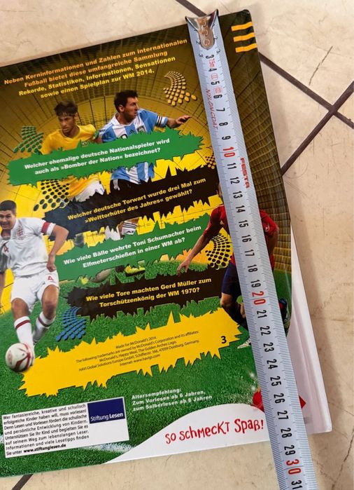 Книга  «Welt-Fußball-Rekorde 2014» Світові футбольні рекорди 2014