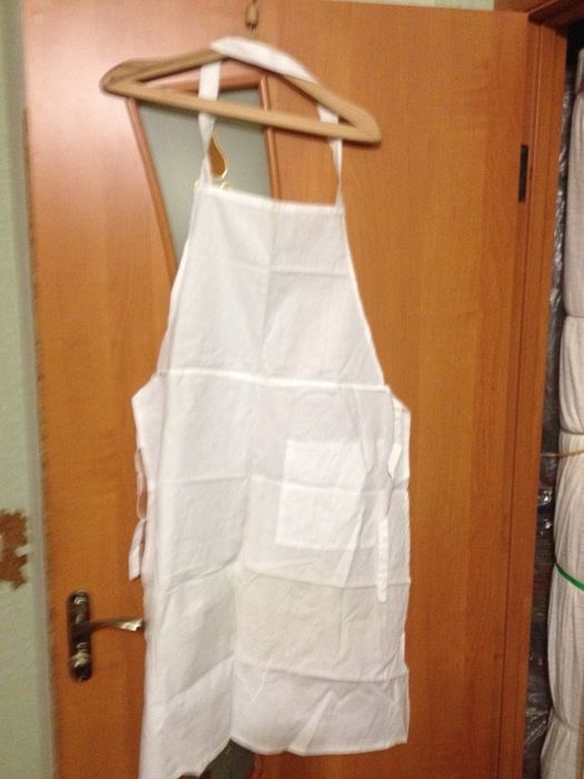 Фартух ( білий, синій)