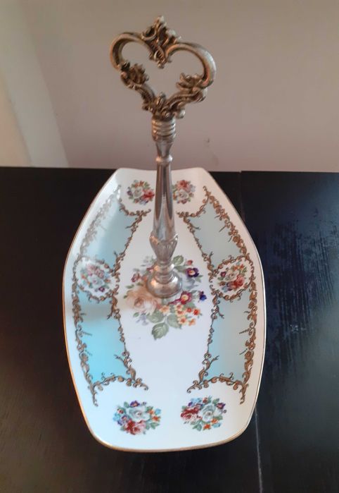 Fruteira Limoges pintada à mão423055395810201603