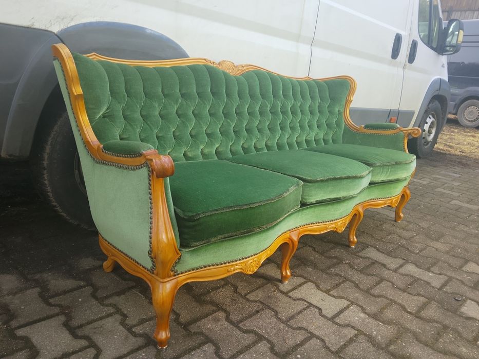 Piękna stylowa sofa kanapa ludwik w super stanie