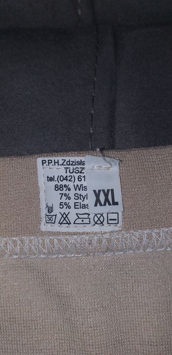 Kostium xxl z dzianiny