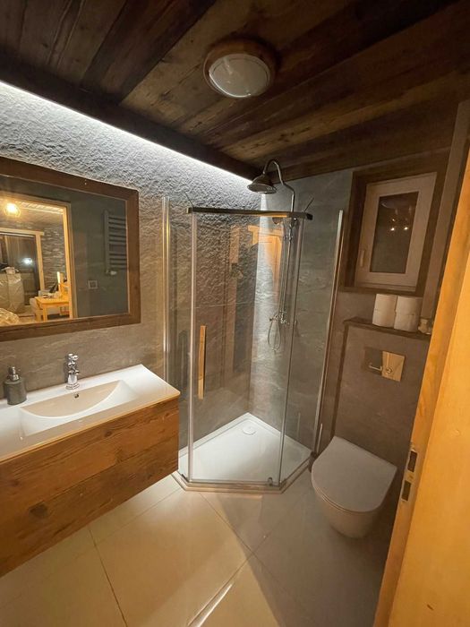 Nowy domek z widokiem na góry i jezioro, balia, sauna, kominek Szczyrk