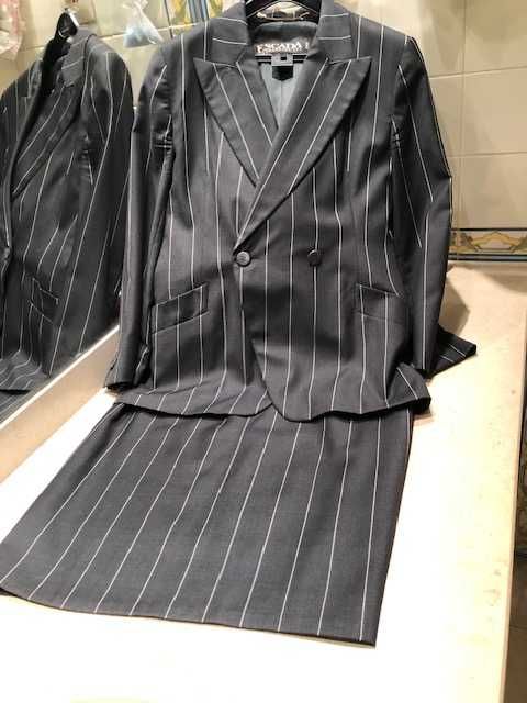 Elegante fato saia casaco da marca de luxo Escada