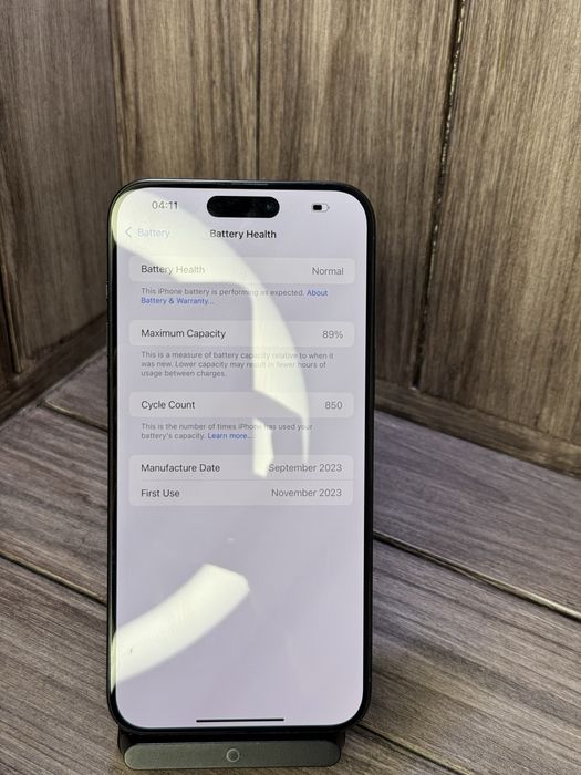 IPhone 15 pro max Blue 256gb!!! 3 США!! NEVERLOCK Батарея 89%