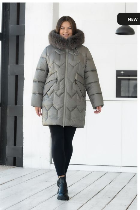 Зимова куртка -пальто 54 розмір у двох кольорах