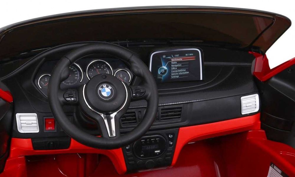 Auto Autko samochód BMW X6M 240W dwuosobowe na akumulator