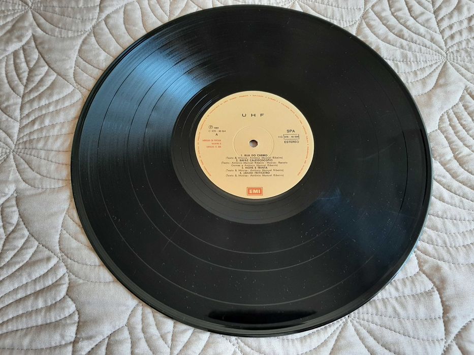 UHF - À Flor da Pele - Portugal - Vinil LP
