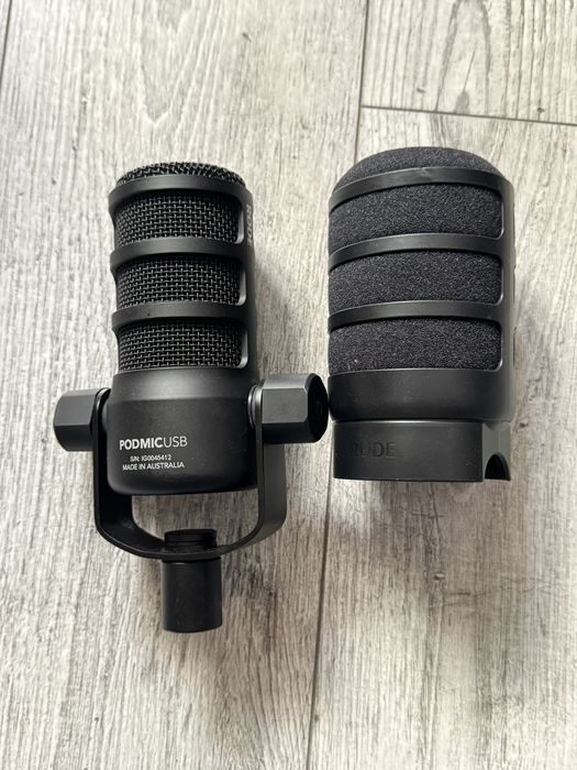 Микрофон RODE PODMIC USB, мікрофон RODE XLR