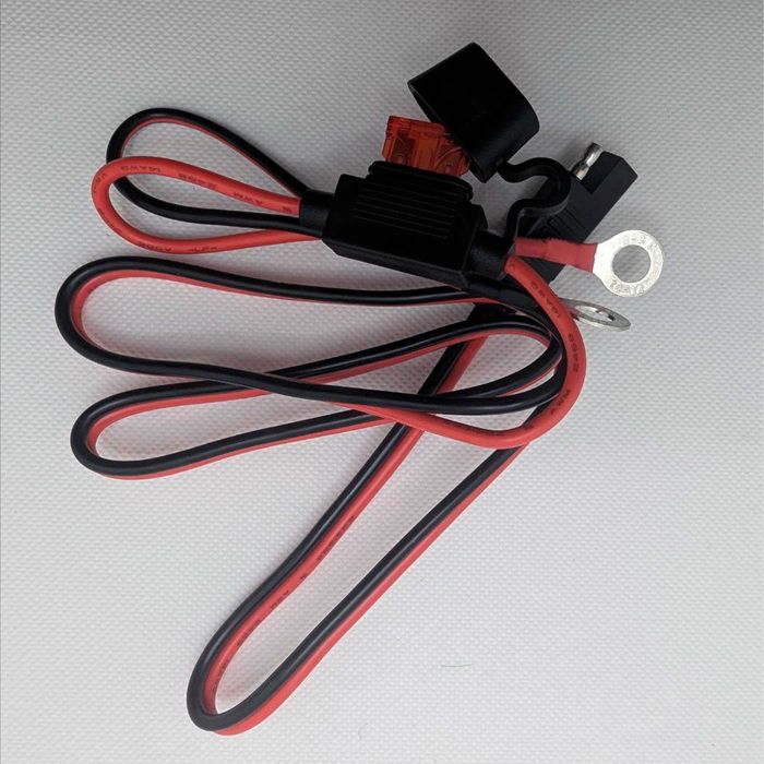З'єднувальний кабель SAE 14AWG довжиною 1 м з вбудованим запобіжником 10A