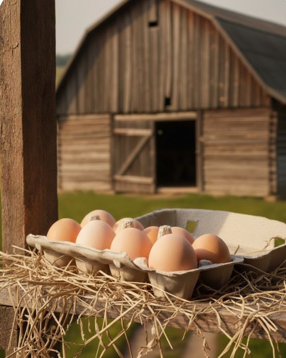 Jajka swojskie kurek