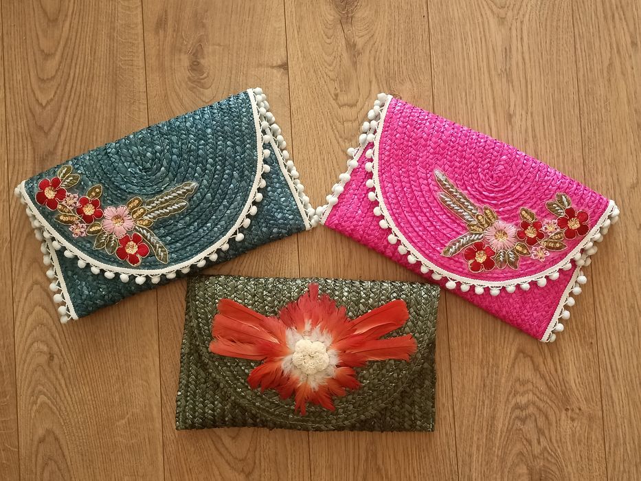 Malas de palha NOVAS - 15€