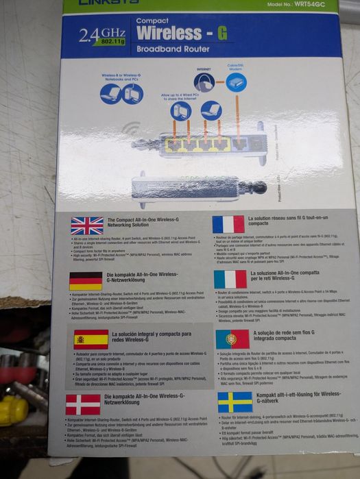 Router Linksys 2.4GHZ