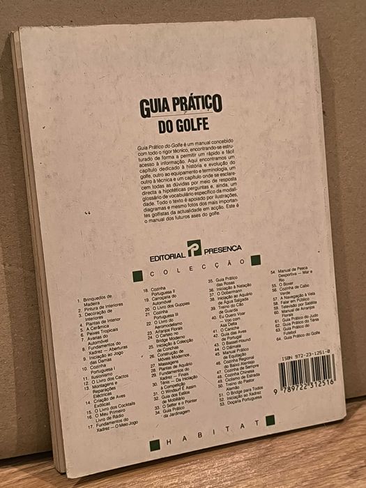 Livro "Guia prático do golfe" de Ian Morrison