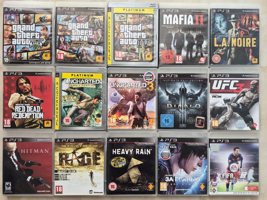 Ігри до Sony Playstation 3 PS3 комплект