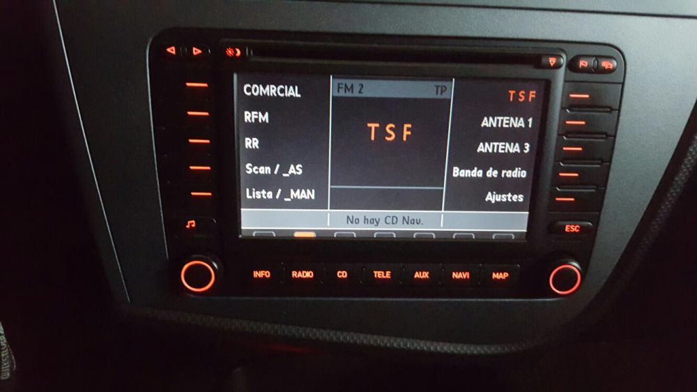 Rádio mfd2 de origem Seat Leon 1p