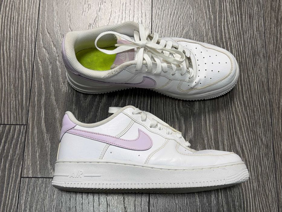 Nike air force жіночі шкіряні білі кросівки кеди форси оригінал р 40