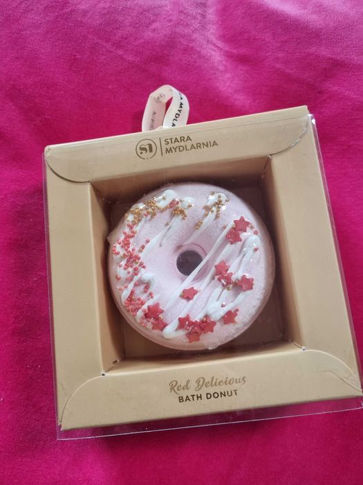 Musujący Donut do kąpieli apple cake nowy! Stara Mydlarnia
