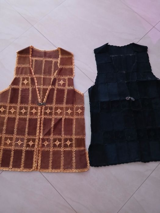 Kamizelki nowe zamszowe