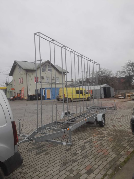 Przyczepa Reklamowa Reklama Fv23% Brutto 6mx3m Zarejestrowana