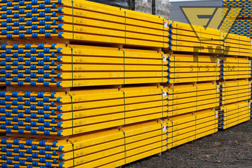 Dźwigar drewniany 330 Dźwigary Szalunki Doki Podpory Stemple Płyta