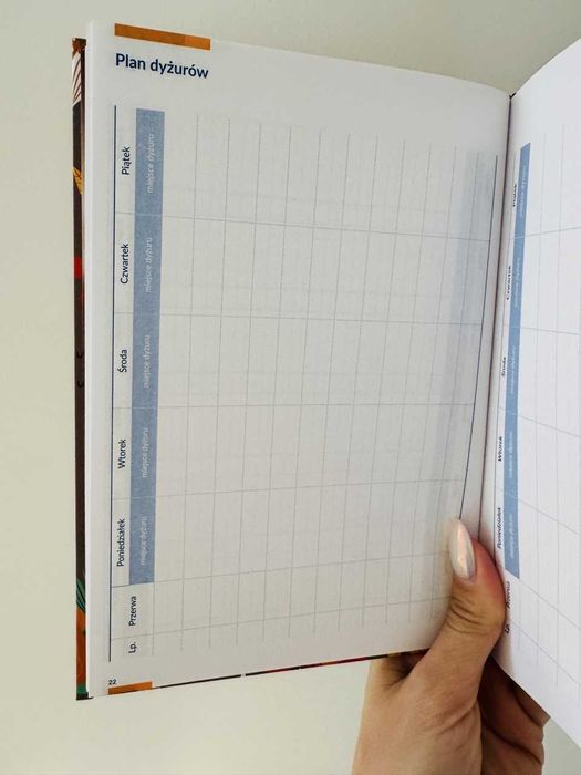 Kalendarz nauczycielski terminarz nauczyciela A5 planer notes