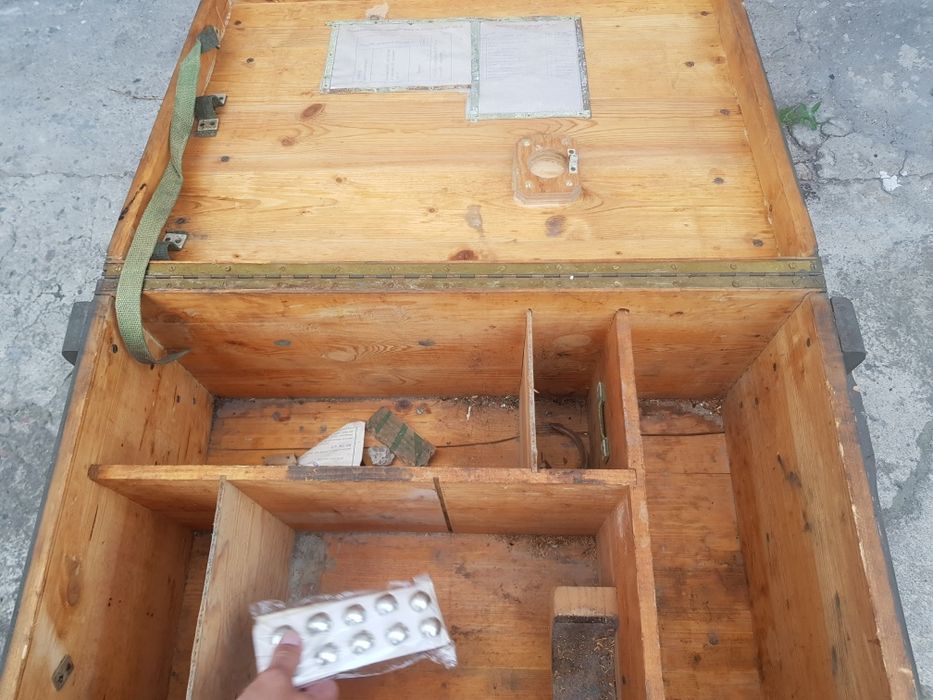 Duża skrzynia wojskowa 70x50x40.