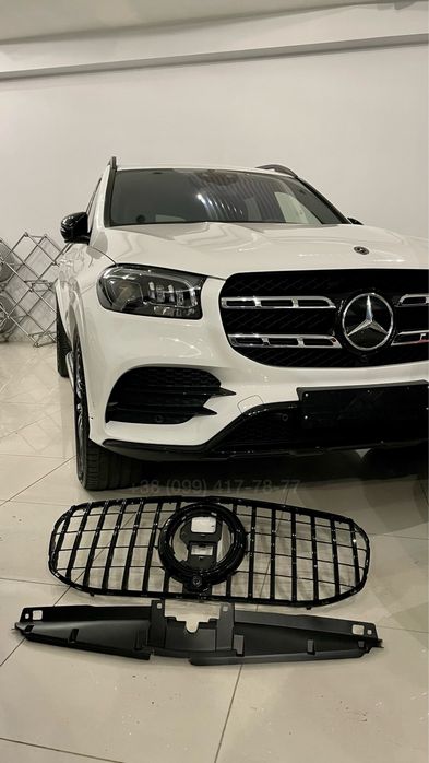 Решетка GT Panamericana Mercedes GLS GLE W167 X167 V167 2018 Решітка