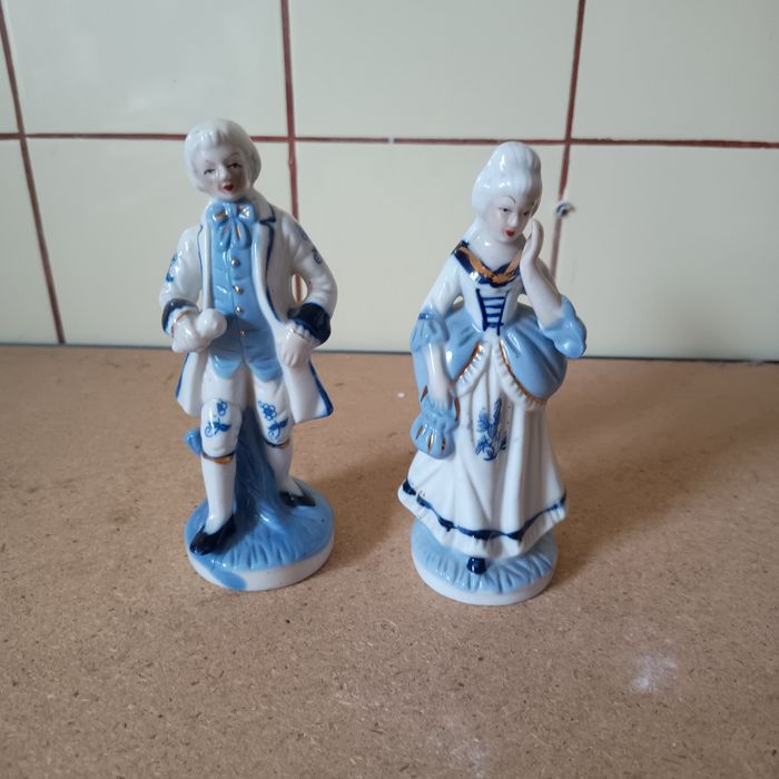 Niemieckie figurki.Porcelana.