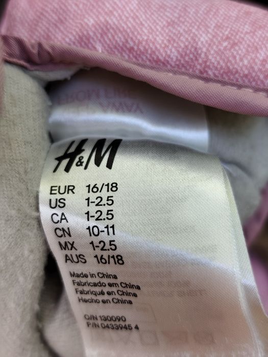 Зимові пінеткі Thinsulate від H&M на немовля