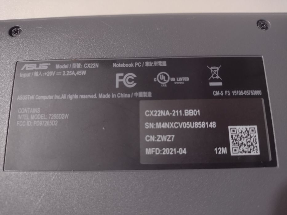 Tablet ASUS CX22N