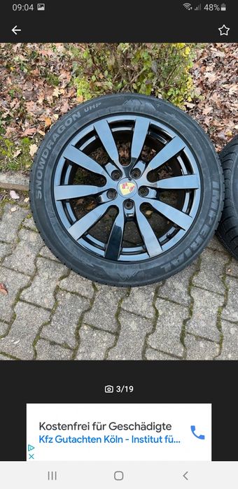 Kola zimowe Porsche cayenne