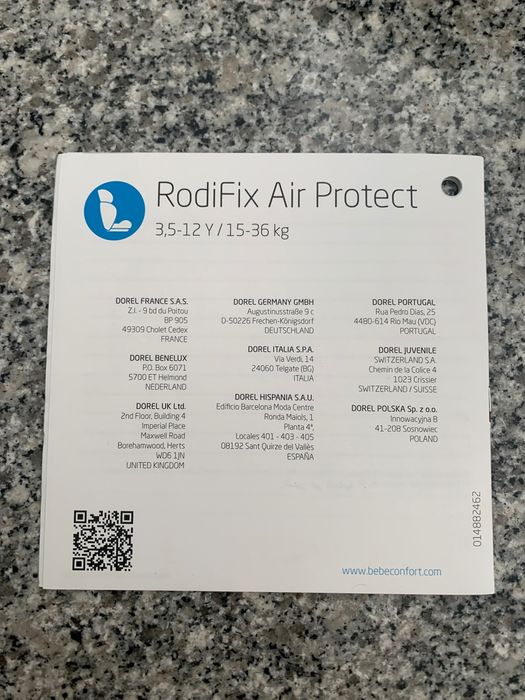 Cadeira Auto Rodifix Air Protect da Bebé Confort