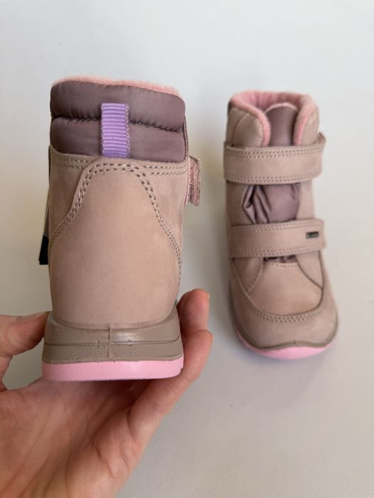 шкіряні зимові чоботи 29р. Primigi,термо черевики на мембрані gore-tex