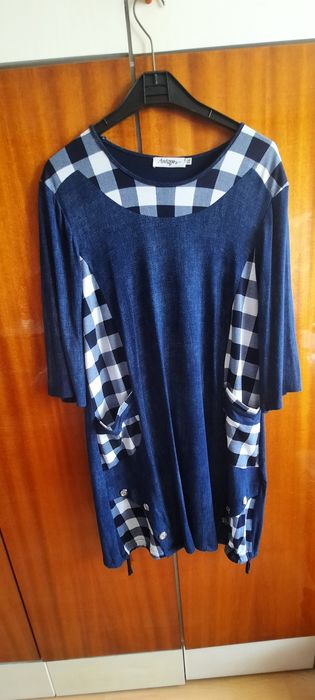 Sukienka codzienna damska plus size rozmiar XXL