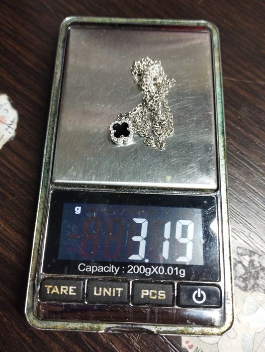 Серебряное колье цепочка 3.19 грамма 40 см